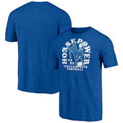 Indianapolis Colts Vintage Tri-Blend T-Shirt Royal - NFL