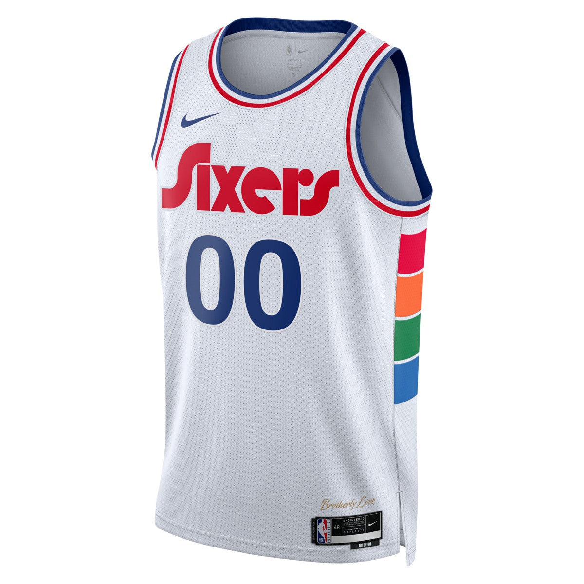 Nike - Philadelphia 76ers Unisex 2024/25 Custom Swingman Jersey - City Edition - White