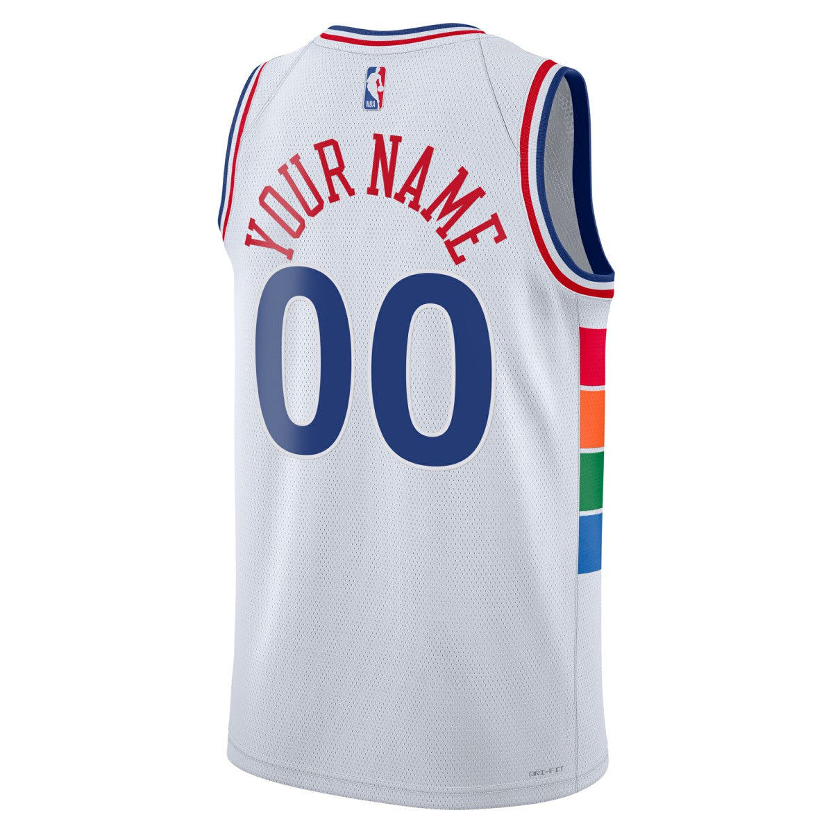 Nike - Philadelphia 76ers Unisex 2024/25 Custom Swingman Jersey - City Edition - White