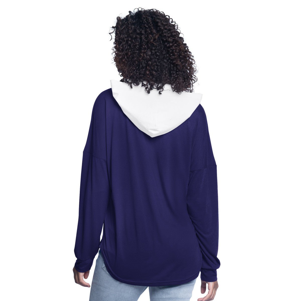 NBA - Phoenix Suns G-III 4Her by Carl Banks Women's Bench Player Oversized Long Sleeve Hooded Top - Purple