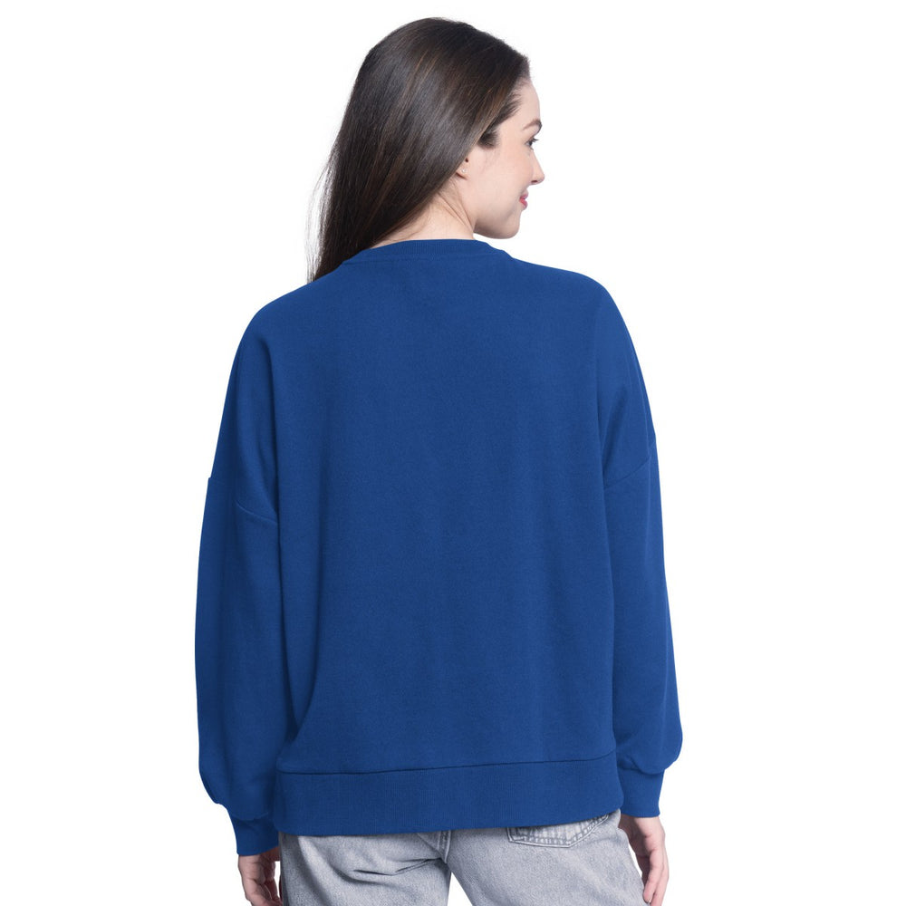 NBA - New York Knicks G-III 4Her by Carl Banks Women's Athletic Pullover Sweatshirt - Blue