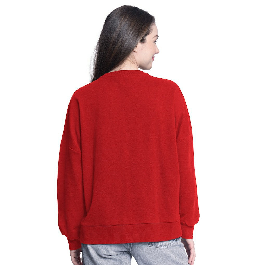 NBA - Chicago Bulls G-III 4Her by Carl Banks Women's Athletic Pullover Sweatshirt - Red