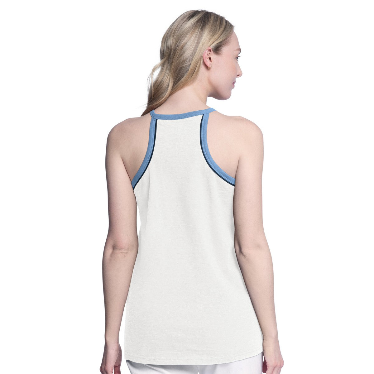 NBA - Memphis Grizzlies G-III 4Her by Carl Banks Women's Curveball Racerback Scoop Neck Slub Tank Top - White