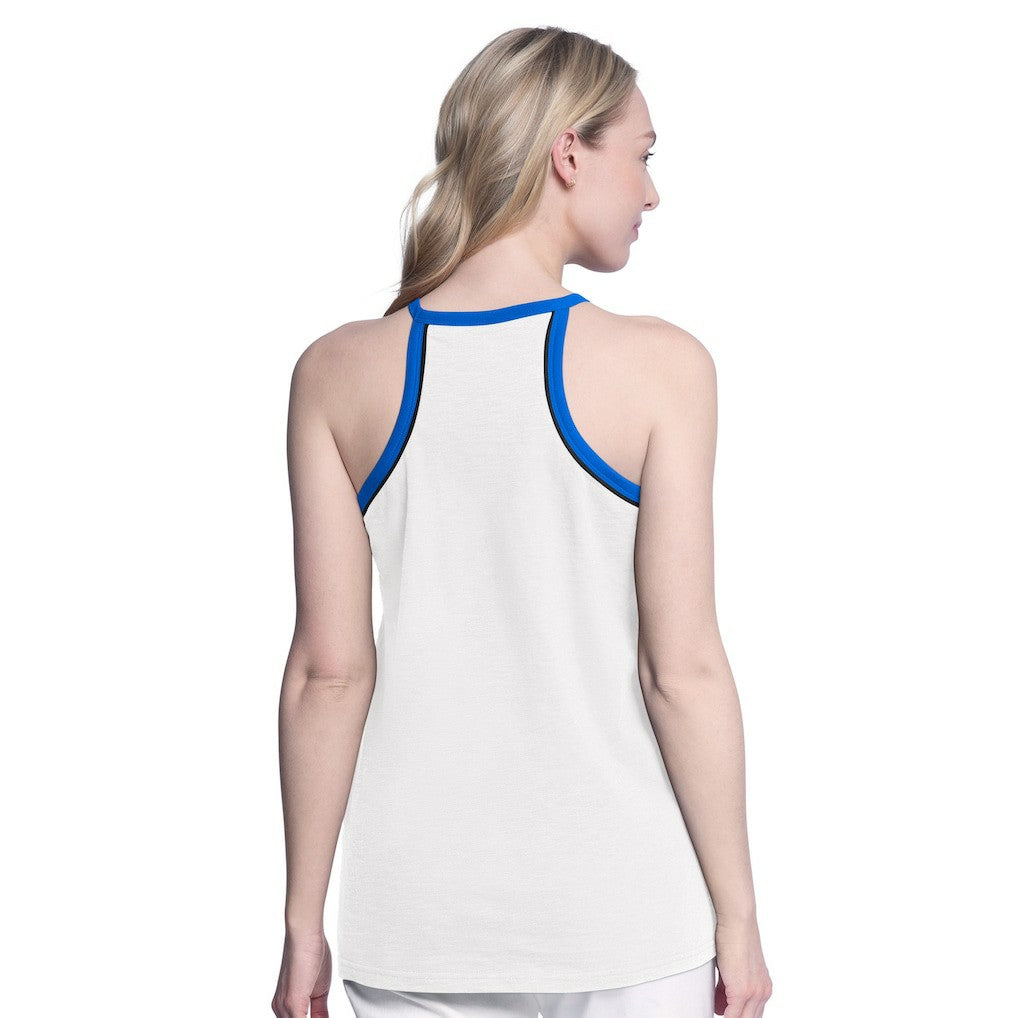 NBA - Orlando Magic G-III 4Her by Carl Banks Women's Curveball Racerback Scoop Neck Slub Tank Top - White