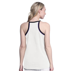 NBA - Sacramento Kings G-III 4Her by Carl Banks Women's Curveball Racerback Scoop Neck Slub Tank Top - White