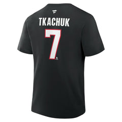 Brady Tkachuk Ottawa Senators - Fanatics Authentic Stack Name & Number T-Shirt Black