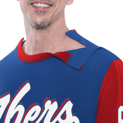 NBA - Philadelphia 76ers G-III Sports by Carl Banks Adaptive Rugby Long Sleeve Top - Royal