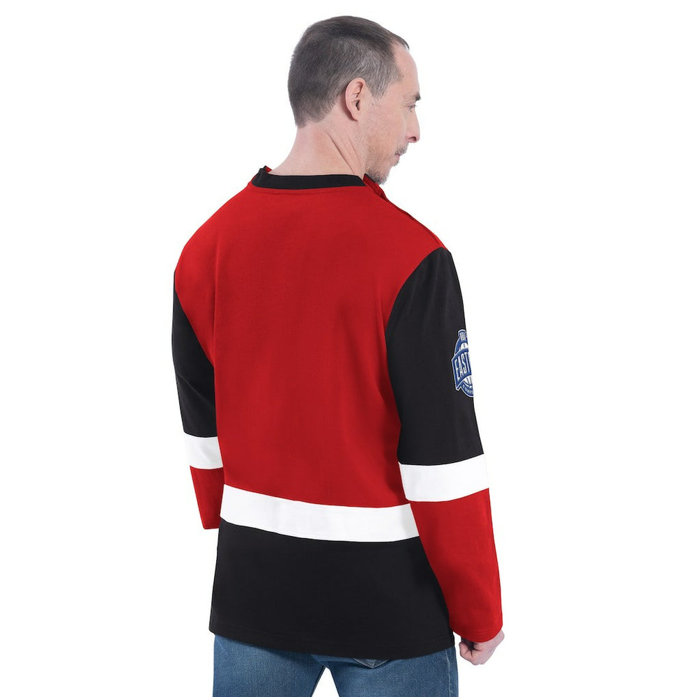 NBA - Chicago Bulls G-III Sports by Carl Banks Adaptive Rugby Long Sleeve Top - Red