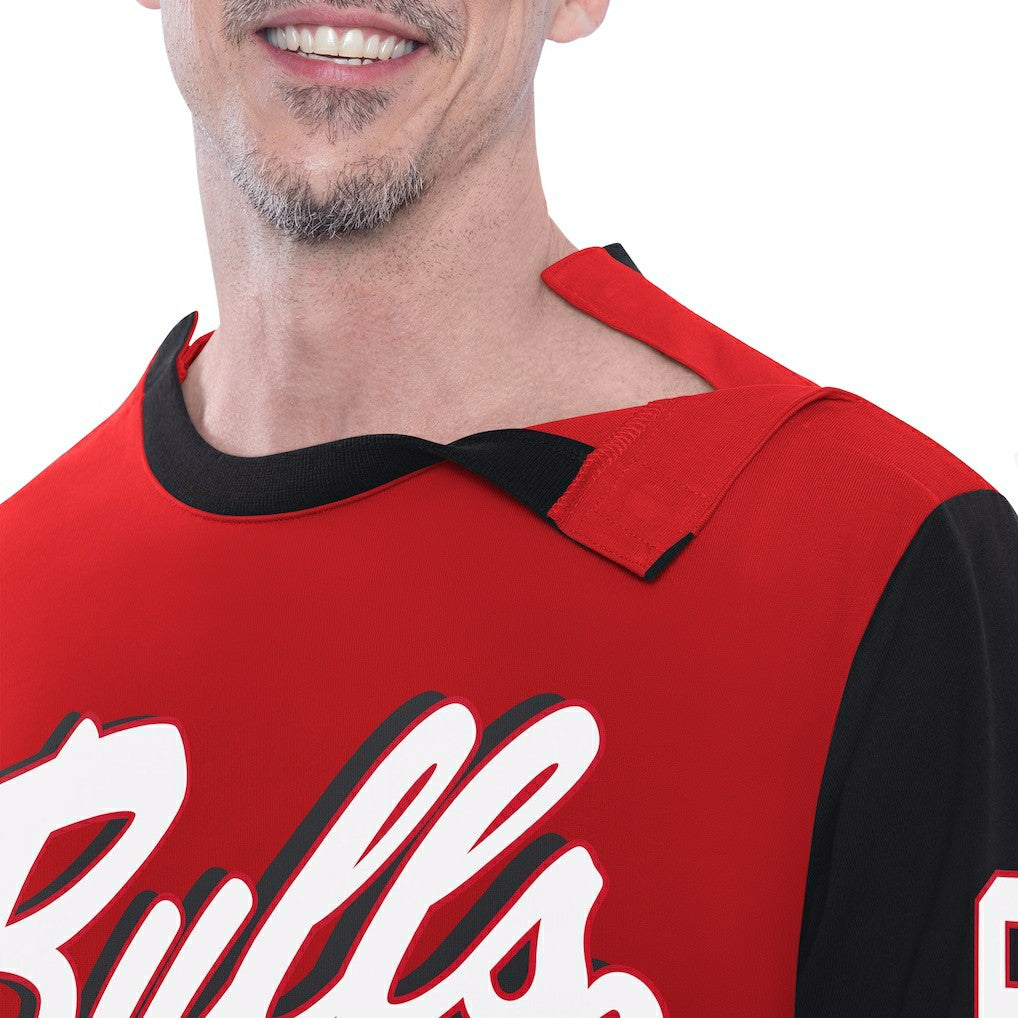 NBA - Chicago Bulls G-III Sports by Carl Banks Adaptive Rugby Long Sleeve Top - Red