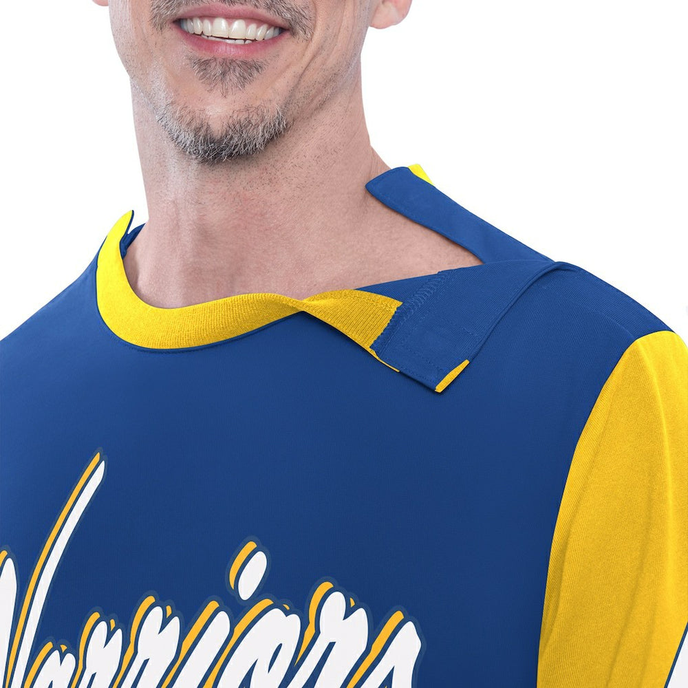 NBA - Golden State Warriors G-III Sports by Carl Banks Adaptive Rugby Long Sleeve Top - Royal