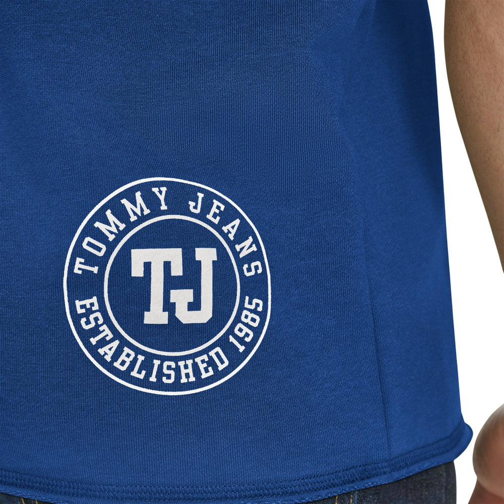 NBA - New York Knicks Tommy Jeans Paul French Terry Short Sleeve Pullover Hoodie - Blue