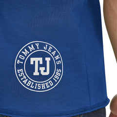 NBA - Golden State Warriors Tommy Jeans Paul French Terry Short Sleeve Pullover Hoodie - Royal