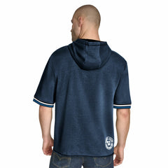 NBA - Minnesota Timberwolves Tommy Jeans Paul French Terry Short Sleeve Pullover Hoodie - Navy