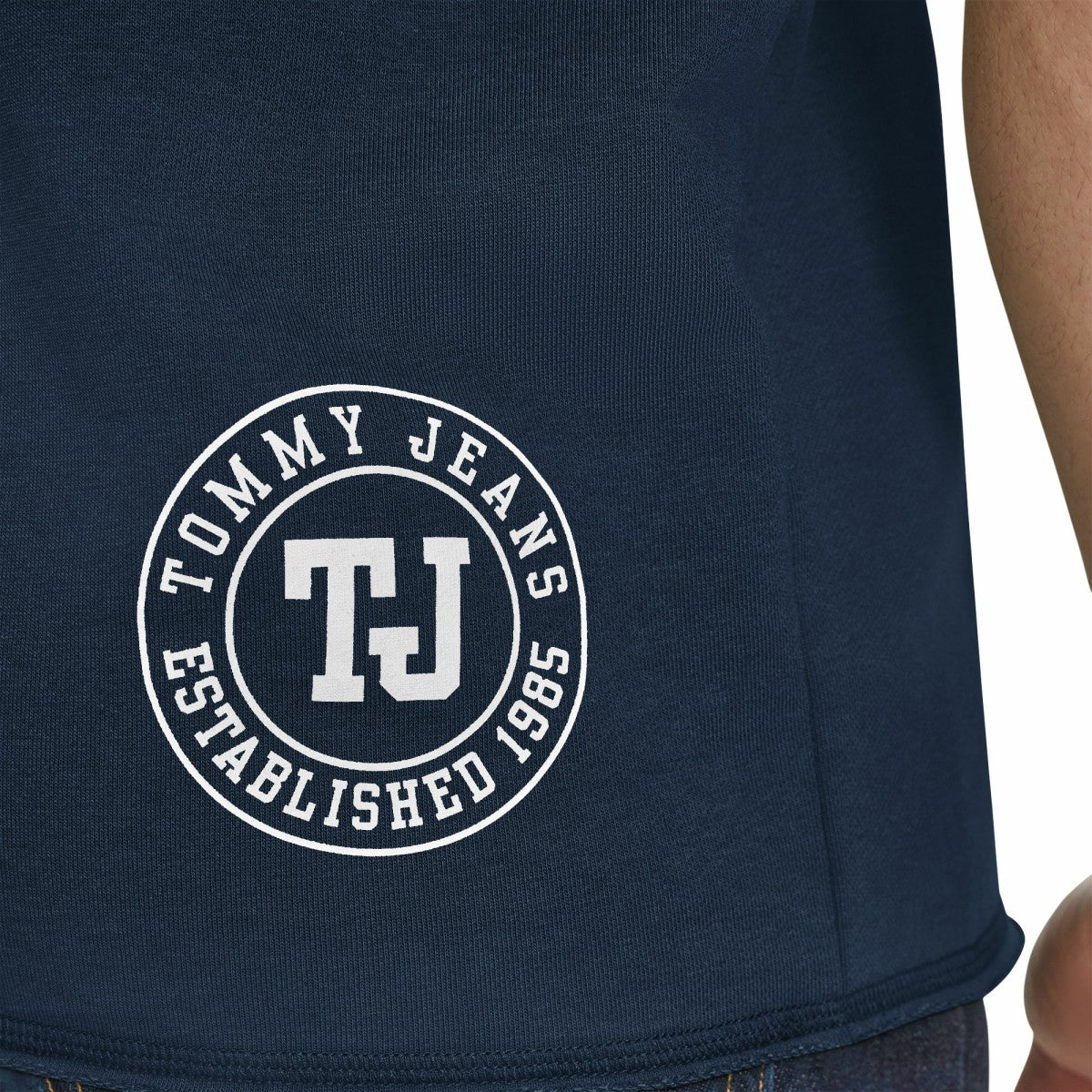 NBA - Minnesota Timberwolves Tommy Jeans Paul French Terry Short Sleeve Pullover Hoodie - Navy