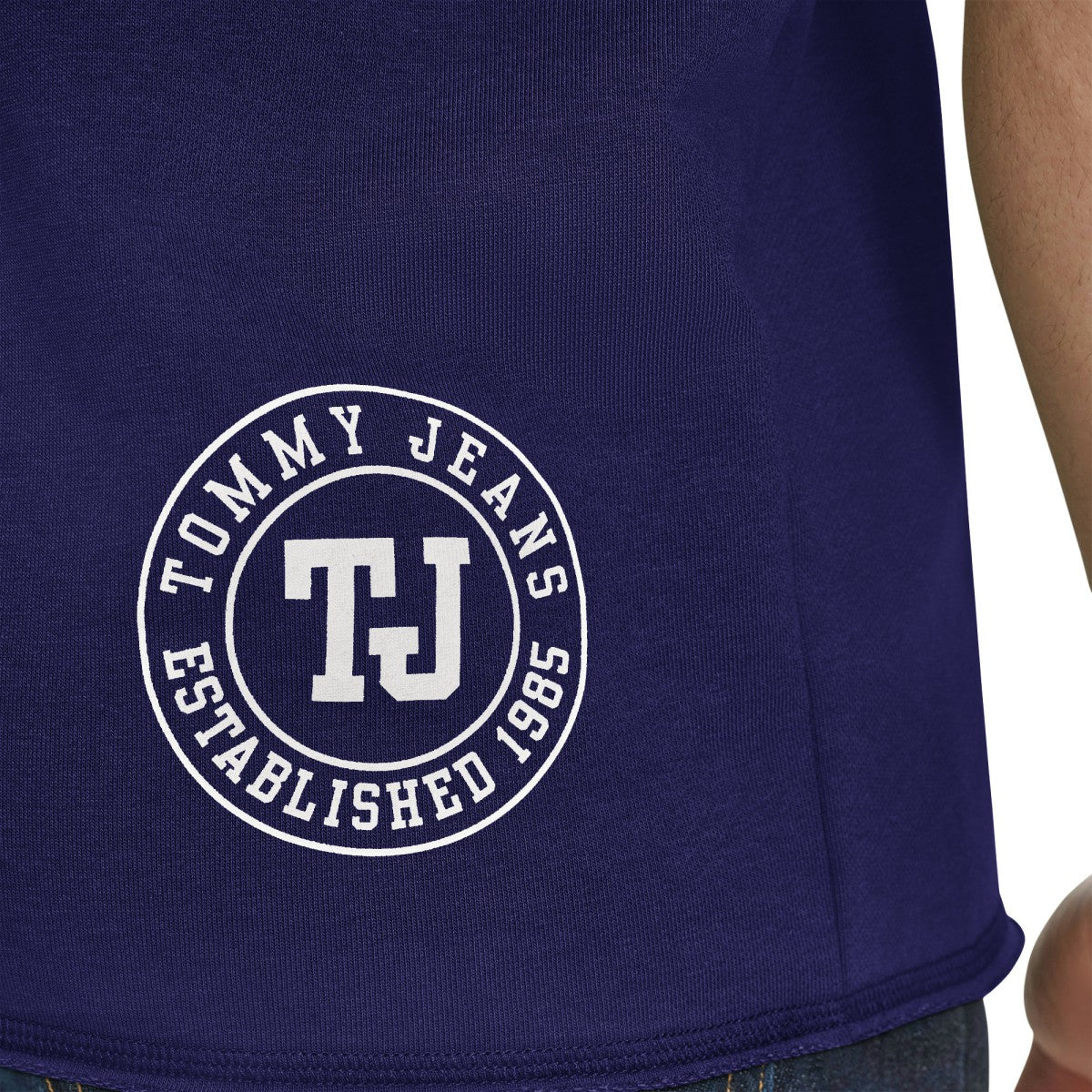 NBA - Phoenix Suns Tommy Jeans Paul French Terry Short Sleeve Pullover Hoodie - Purple