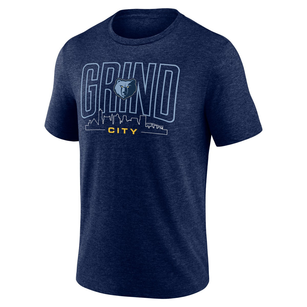 NBA - Memphis Grizzlies Huddle Tri-Blend T-Shirt - Navy
