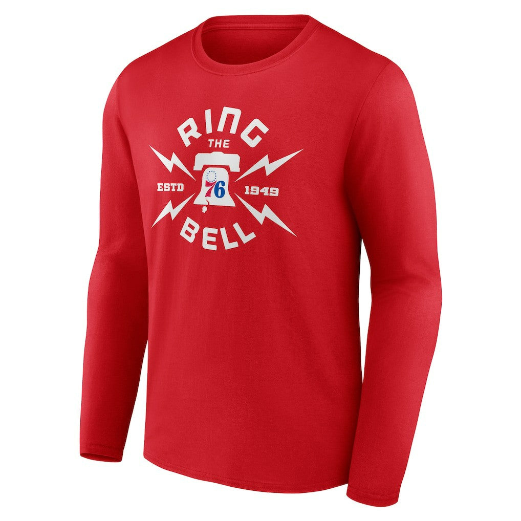NBA - Philadelphia 76ers Huddle Long Sleeve T-Shirt - Red