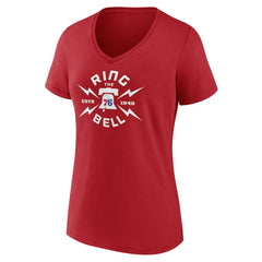 NBA - Philadelphia 76ers Women's Huddle V-Neck T-Shirt - Red