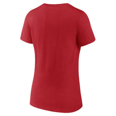 NBA - Philadelphia 76ers Women's Huddle V-Neck T-Shirt - Red