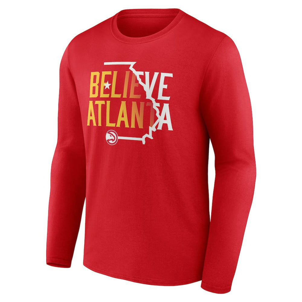 NBA - Atlanta Hawks Team Pride Long Sleeve T-Shirt - Red