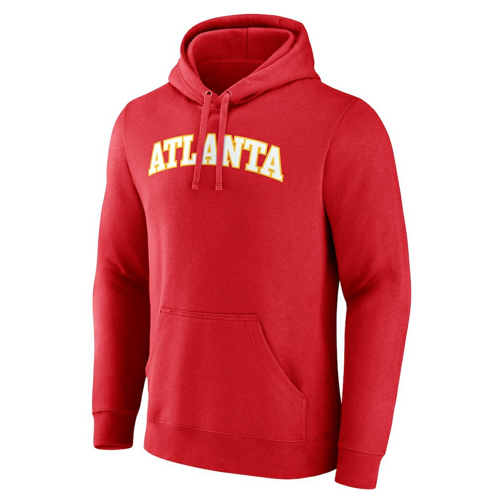 NBA - Atlanta Hawks Wordmark Pullover Hoodie - Red