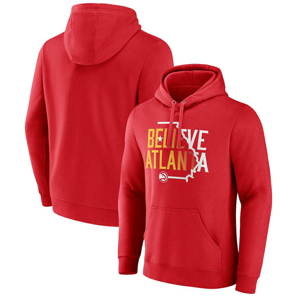 NBA - Atlanta Hawks Team Pride Pullover Hoodie - Red