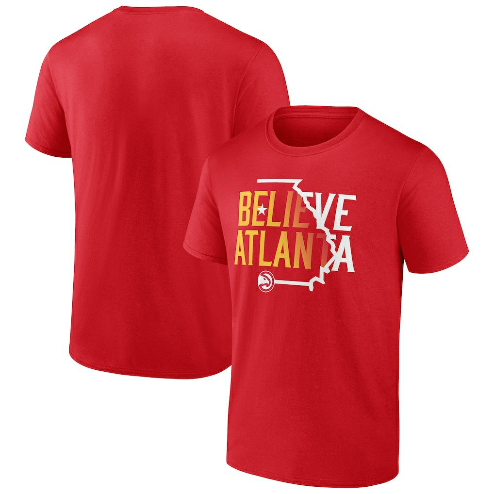 NBA - Atlanta Hawks Team Pride T-Shirt - Red