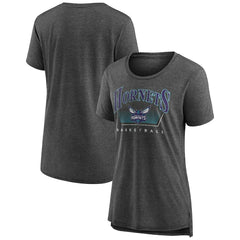 NBA - Charlotte Hornets Women's Selection Tri-Blend T-Shirt - Gray