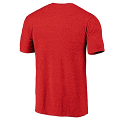 NBA - Chicago Bulls Half Classic Tri-Blend T-Shirt - Red