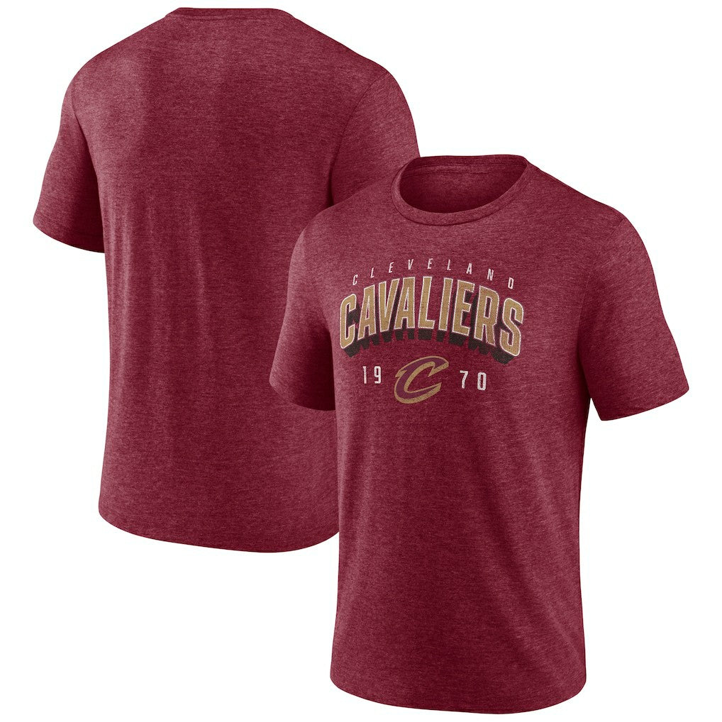 NBA - Cleveland Cavaliers Backboard Tri-Blend T-Shirt - Wine