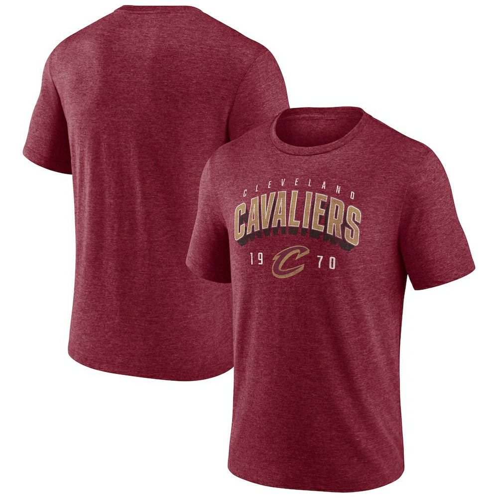 NBA - Cleveland Cavaliers Backboard Tri-Blend T-Shirt - Wine