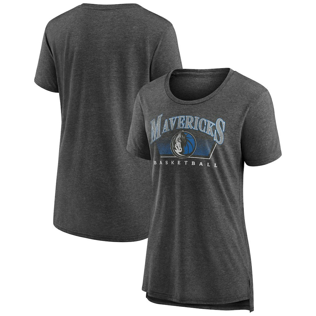 NBA - Dallas Mavericks Women's Selection Tri-Blend T-Shirt - Gray