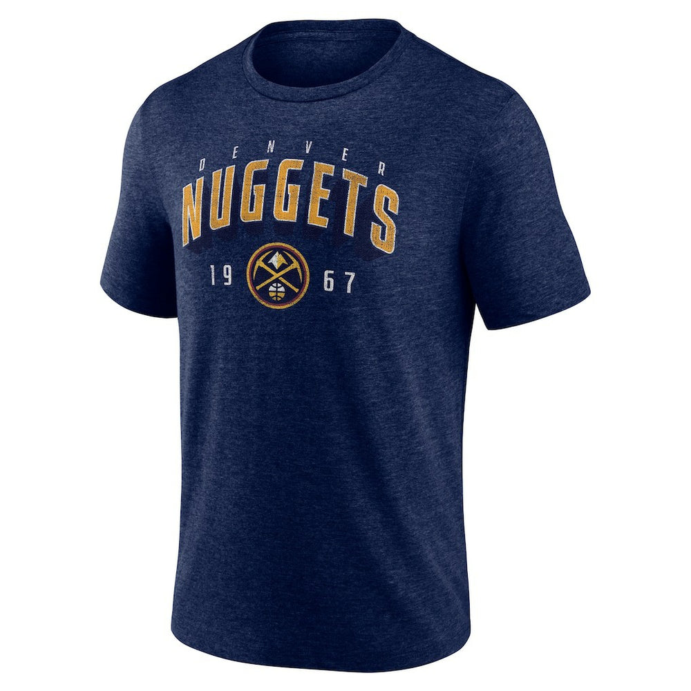 NBA - Denver Nuggets Backboard Tri-Blend T-Shirt - Navy