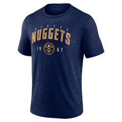 NBA - Denver Nuggets Backboard Tri-Blend T-Shirt - Navy