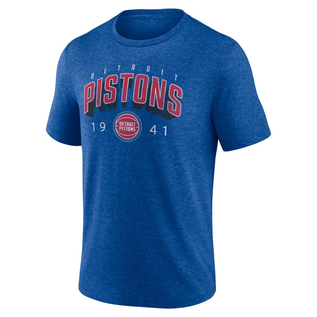 NBA - Detroit Pistons Backboard Tri-Blend T-Shirt - Blue