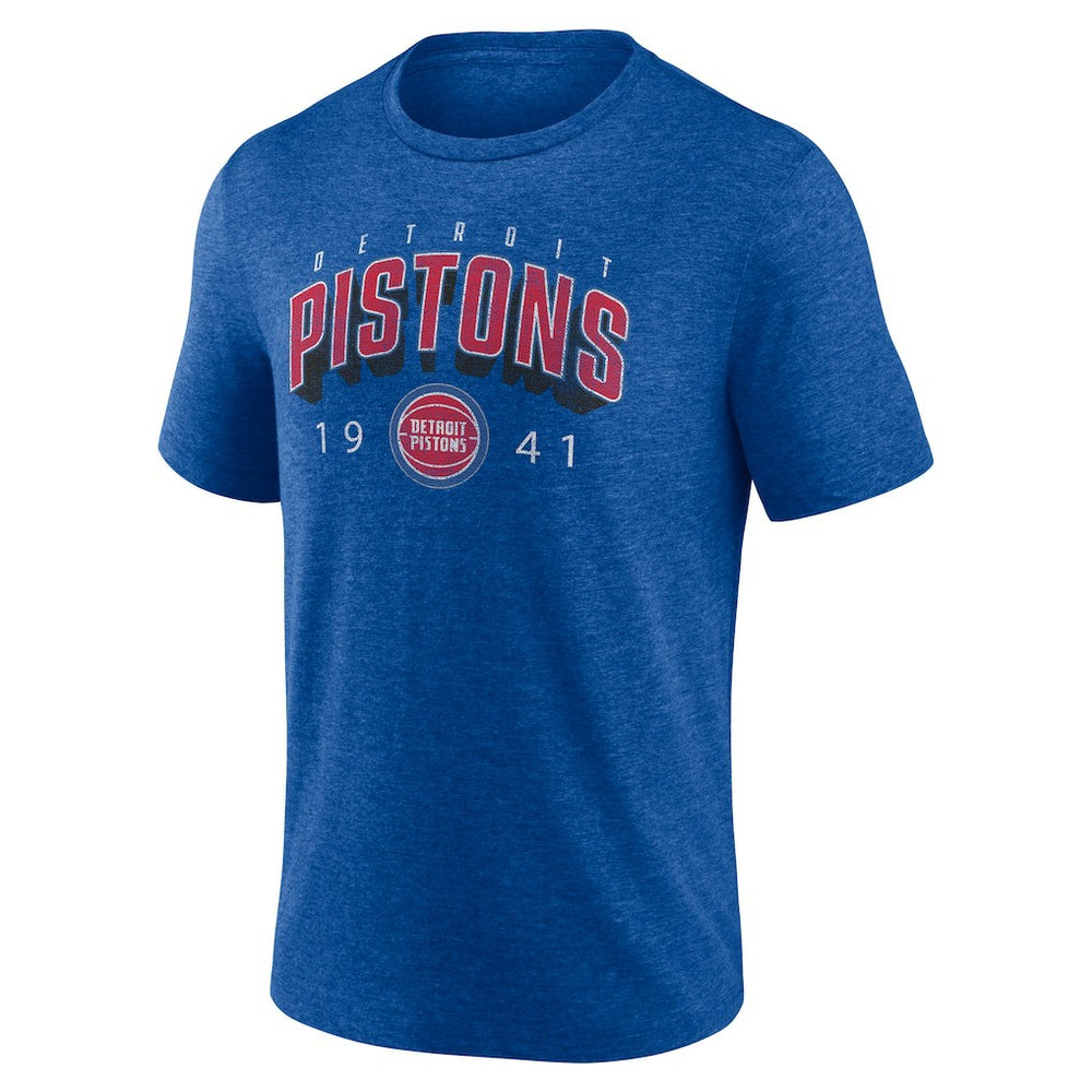 NBA - Detroit Pistons Backboard Tri-Blend T-Shirt - Blue