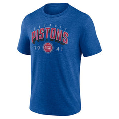 NBA - Detroit Pistons Backboard Tri-Blend T-Shirt - Blue