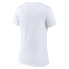 NBA - Golden State Warriors Women's Heritage V-Neck T-Shirt - White