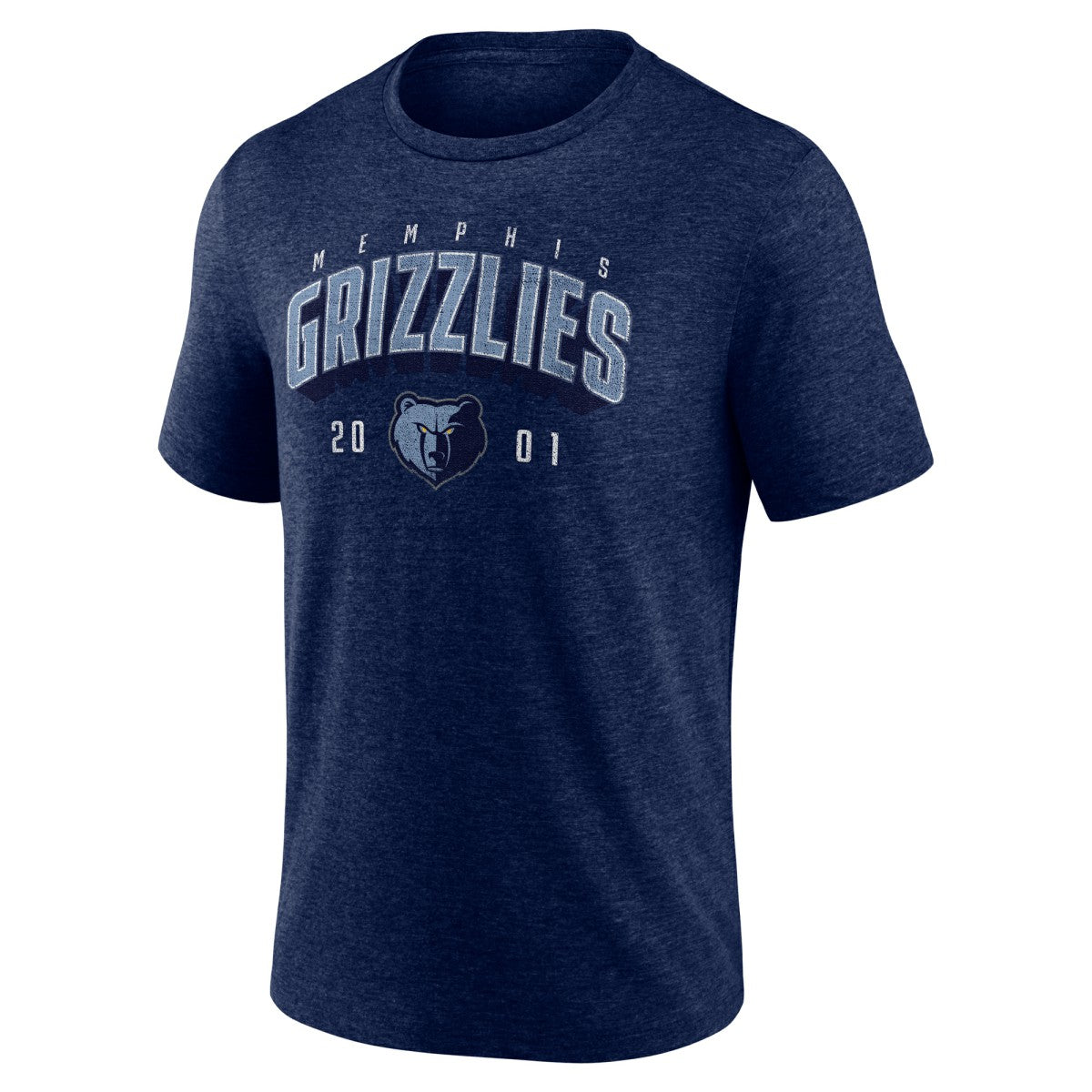 NBA - Memphis Grizzlies Backboard Tri-Blend T-Shirt - Navy