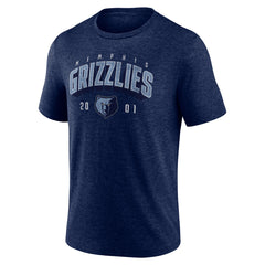 NBA - Memphis Grizzlies Backboard Tri-Blend T-Shirt - Navy