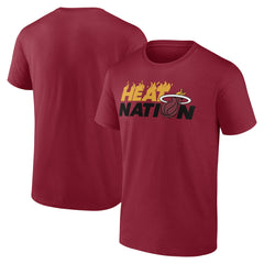 NBA - Miami Heat Announcer T-Shirt - Red