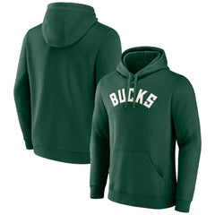 NBA - Milwaukee Bucks Wordmark Pullover Hoodie - Hunter Green