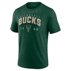 NBA - Milwaukee Bucks Backboard Tri-Blend T-Shirt - Hunter Green