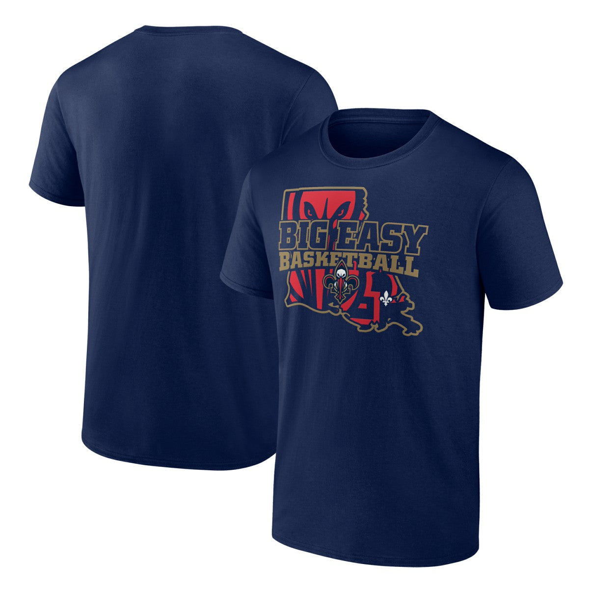 NBA - New Orleans Pelicans Core Hometown Launch T-Shirt - Navy