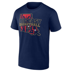 NBA - New Orleans Pelicans Core Hometown Launch T-Shirt - Navy