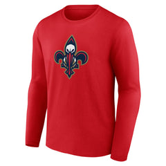 NBA - New Orleans Pelicans Alternate Logo Long Sleeve T-Shirt - Red
