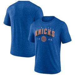 NBA - New York Knicks Backboard Tri-Blend T-Shirt - Blue