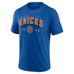 NBA - New York Knicks Backboard Tri-Blend T-Shirt - Blue