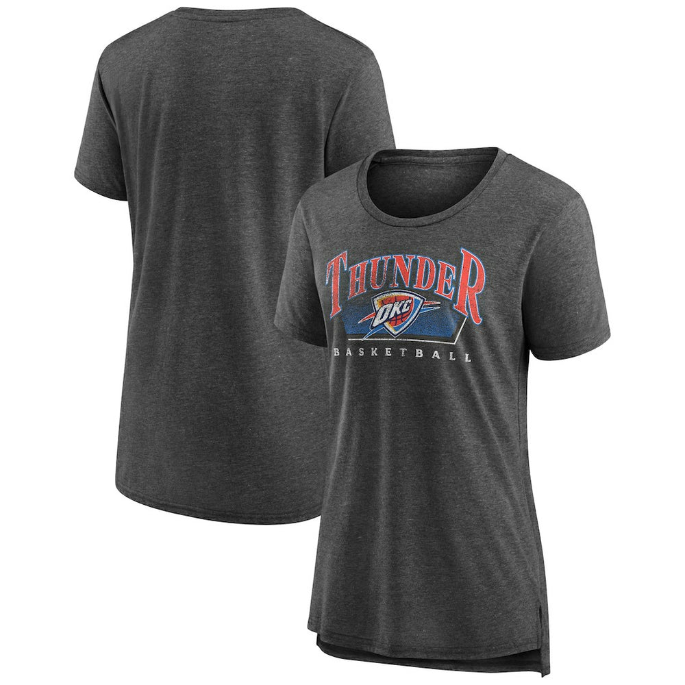 NBA - Oklahoma City Thunder Women's Selection Tri-Blend T-Shirt - Gray