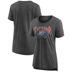 NBA - Oklahoma City Thunder Women's Selection Tri-Blend T-Shirt - Gray